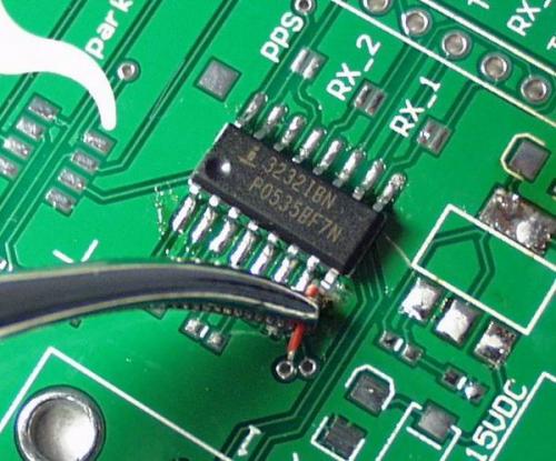 PCB Trace Accidentally Damaged