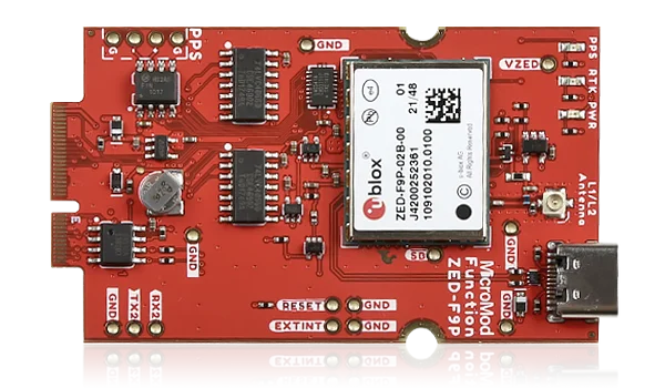 GNSS Function Board - ZED-F9P