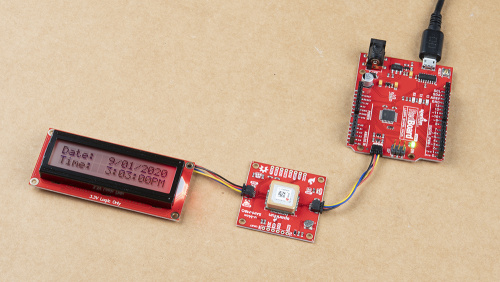 Qwiic clock setup