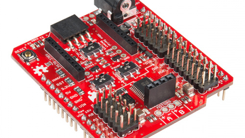 Wireless Motor Driver Shield Hookup Guide