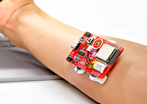 Biometric sensor on an arm