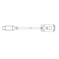 VGA Male to USB Type-C, 3FT