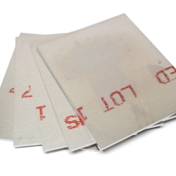 Aluminum Plate 4x5in. (Qty 5) - 1/4in. Thick