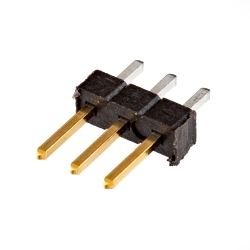Male Header - 3-pin (Phosphor Bronze Contact)