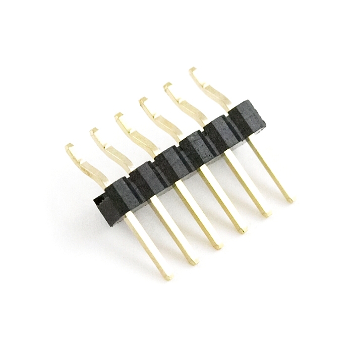 Header - 6-pin Male (SMD, 0.1", Right Angle)
