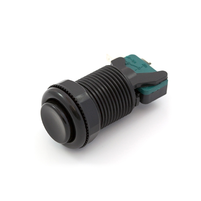 Concave Button - Black