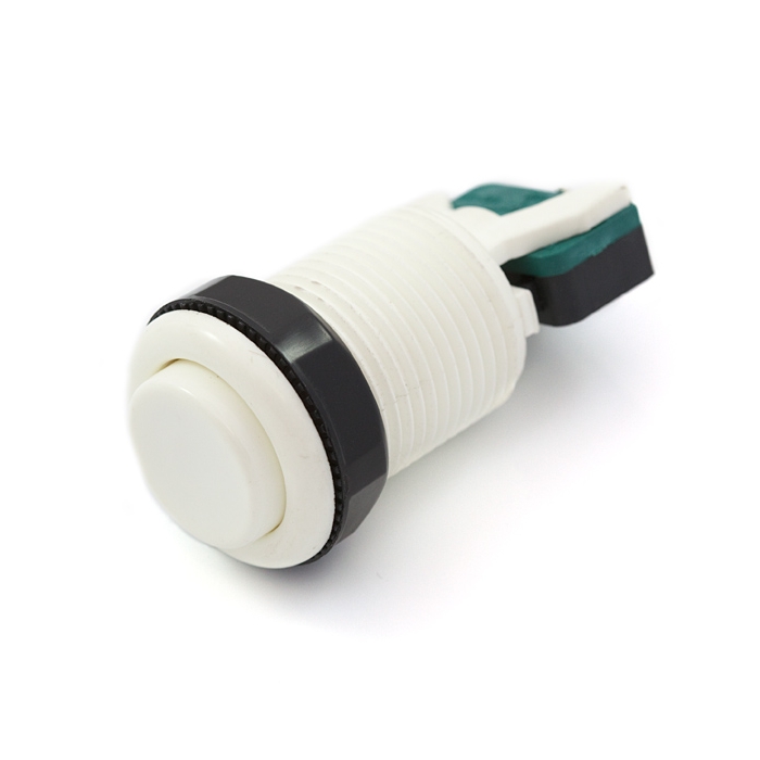 Concave Button - White