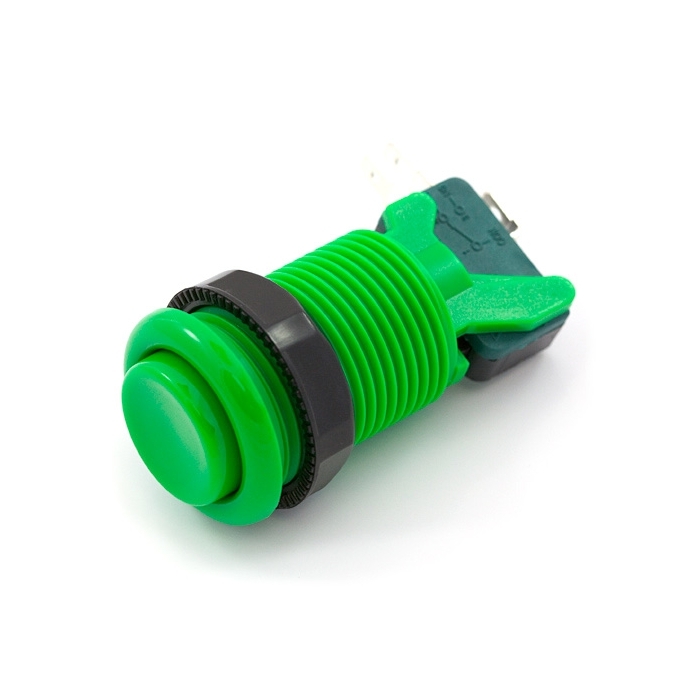 Concave Button - Green