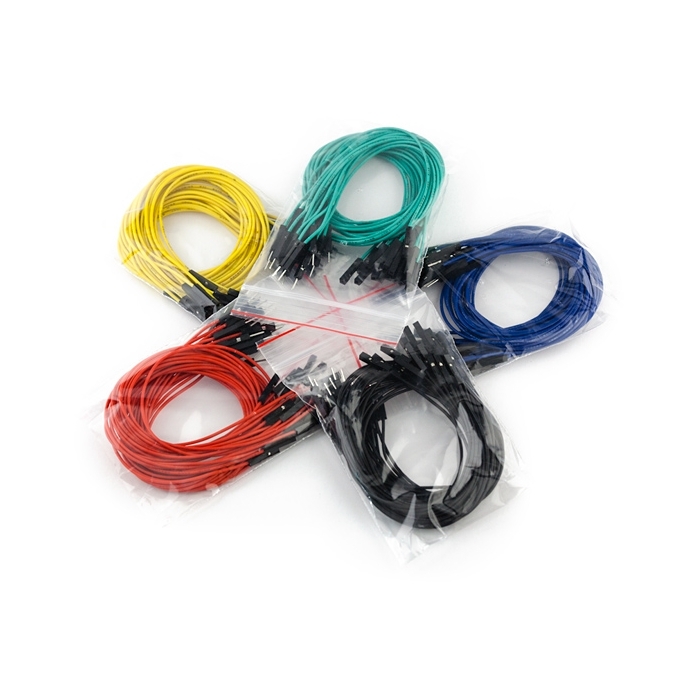 Jumper Wires Premium 12" M/F Pack of 100
