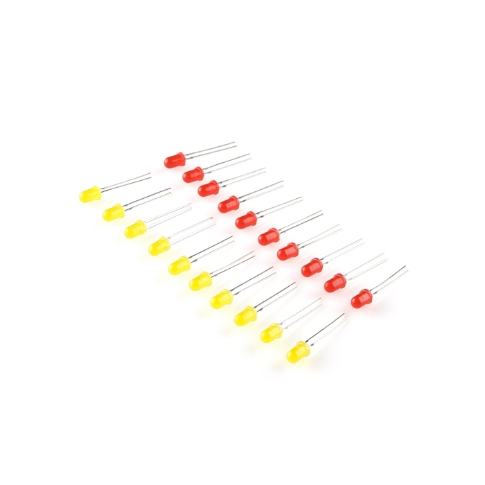 LED - Assorted 10 Red / 10 Yellow (20 pack)
