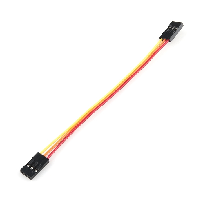 Jumper Wire - 0.1", 3-pin, 4"