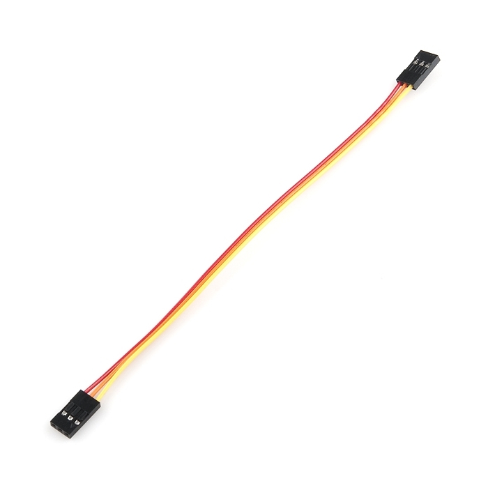 Jumper Wire - 0.1", 3-pin, 6"