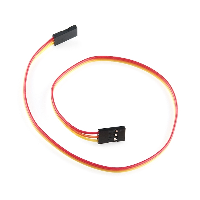 Jumper Wire - 0.1", 3-pin, 12"