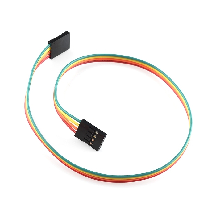 Jumper Wire - 0.1", 4-pin, 12"