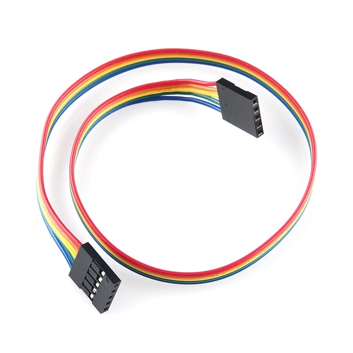Jumper Wire - 0.1", 5-pin, 12"