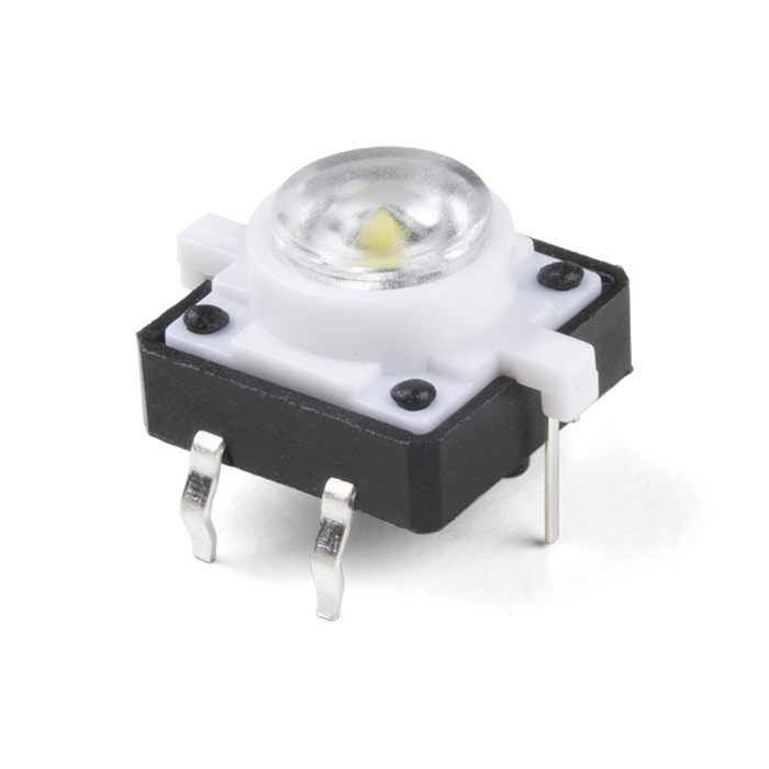 LED Tactile Button- White