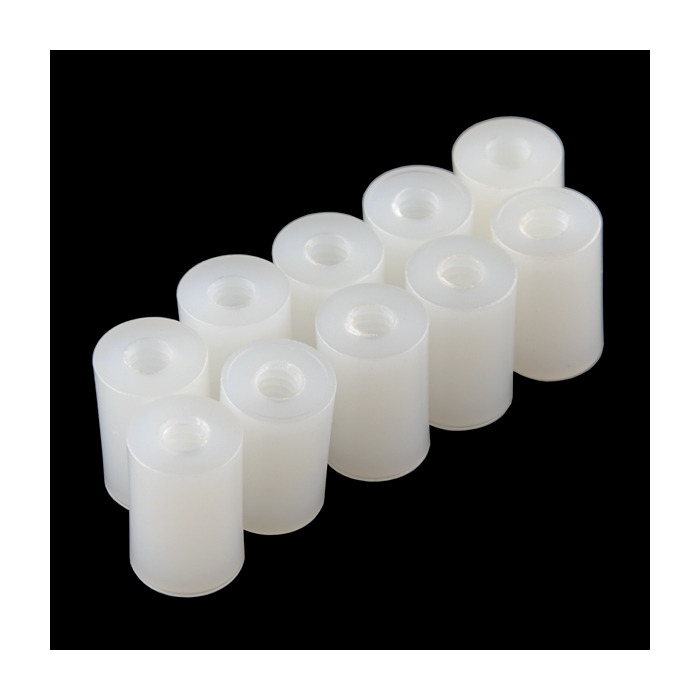 Standoffs Plastic (4-40; 3/8"; 10 pack)