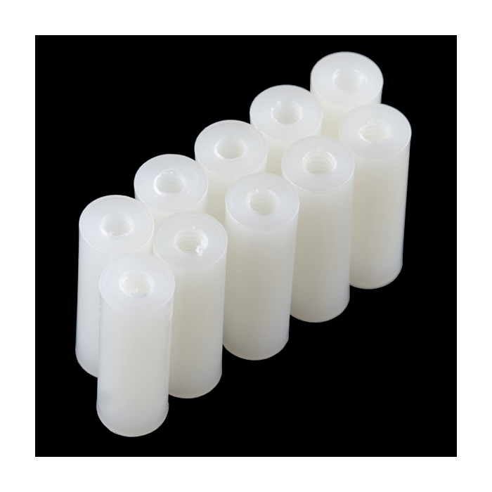 Standoffs Plastic - (4-40; 3/4"; 10 pack)