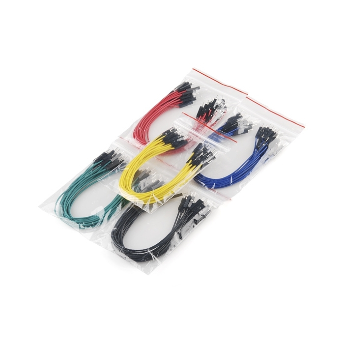Jumper Wires Premium 6" M/M Pack of 100