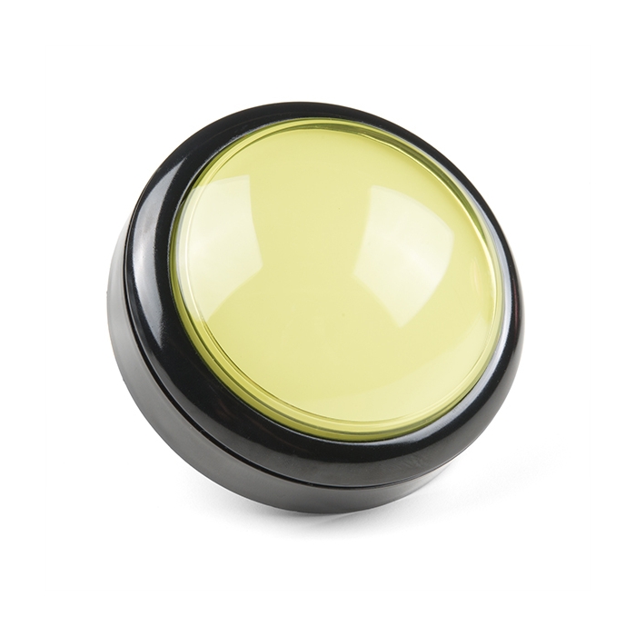 Big Dome Pushbutton - Yellow