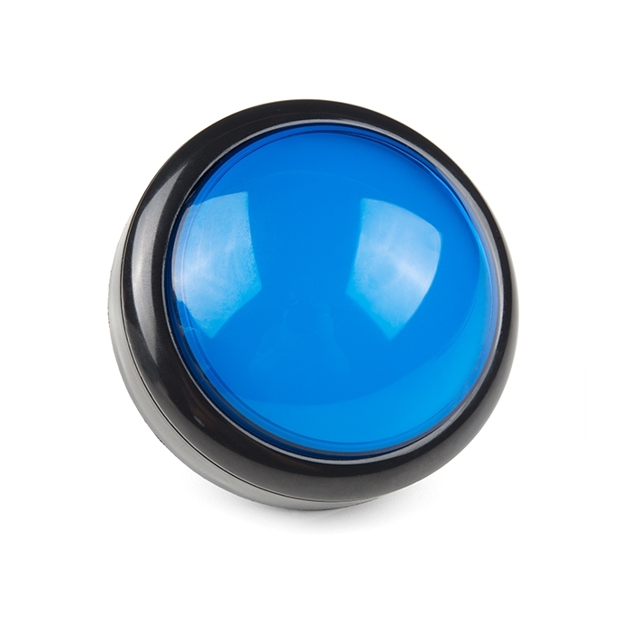 Big Dome Pushbutton - Blue