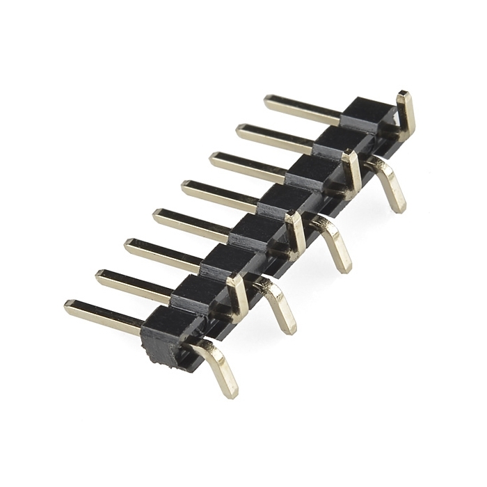 Header - 8-pin Male (SMD, 0.1")