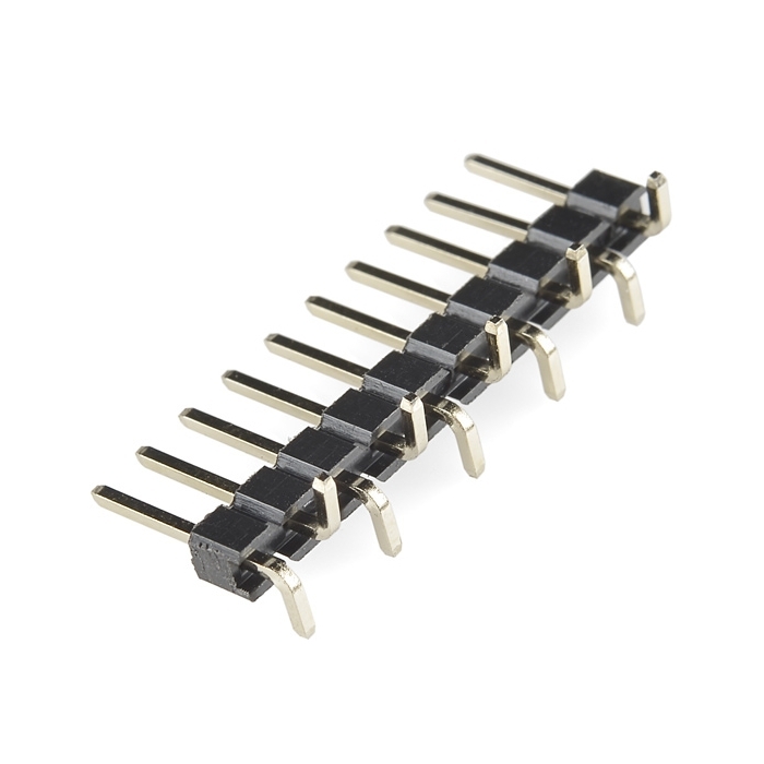 Header - 10-pin Male (SMD, 0.1")