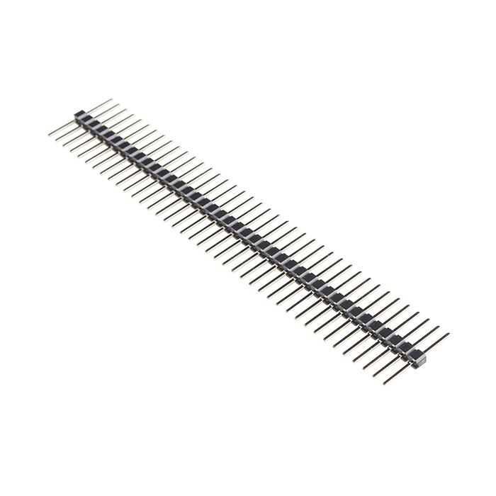Break Away Headers - 40-pin Male (Long Centered, PTH, 0.1")