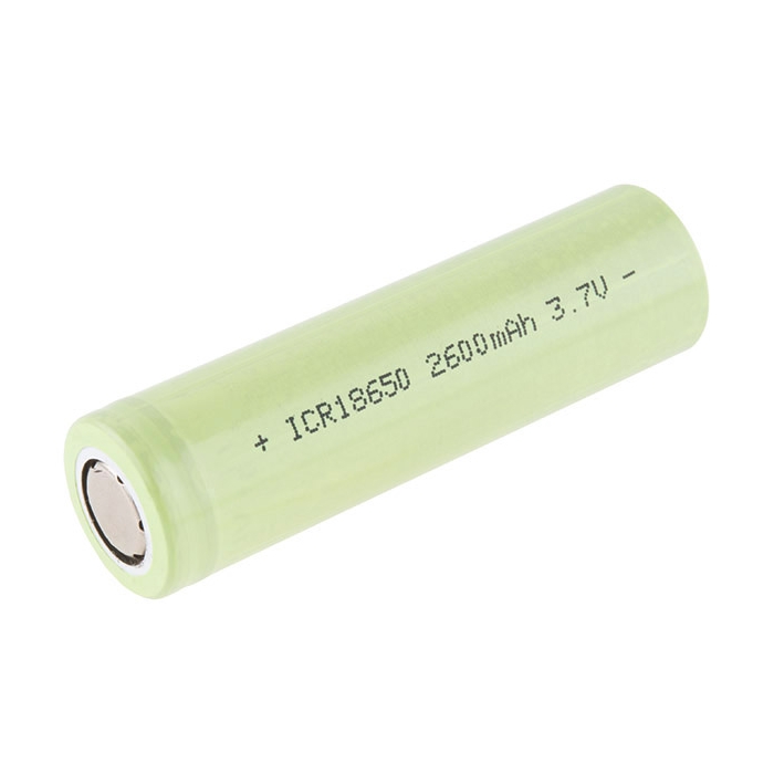 Lithium Ion Battery - 18650 Cell (2600mAh)