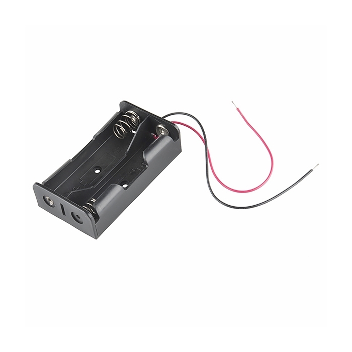 Battery Holder - 2x18650 (wire leads)