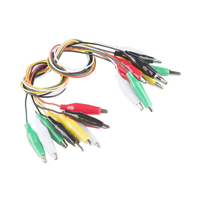 Alligator Test Leads - Multicolored (10 Pack)
