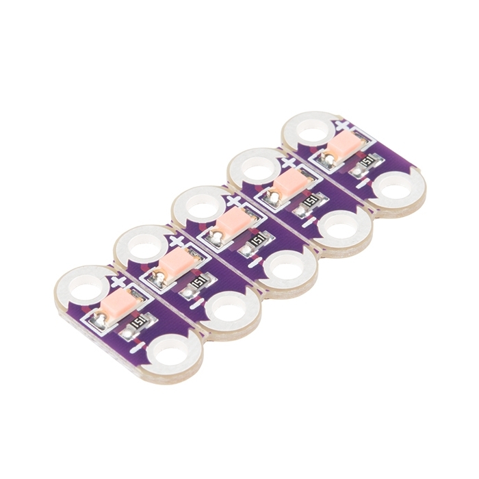 LilyPad LED Pink (5pcs)