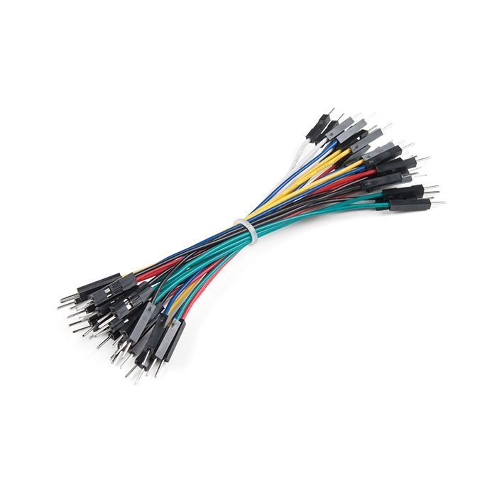 Jumper Wires Premium 4" M/M - 26 AWG (30 Pack)