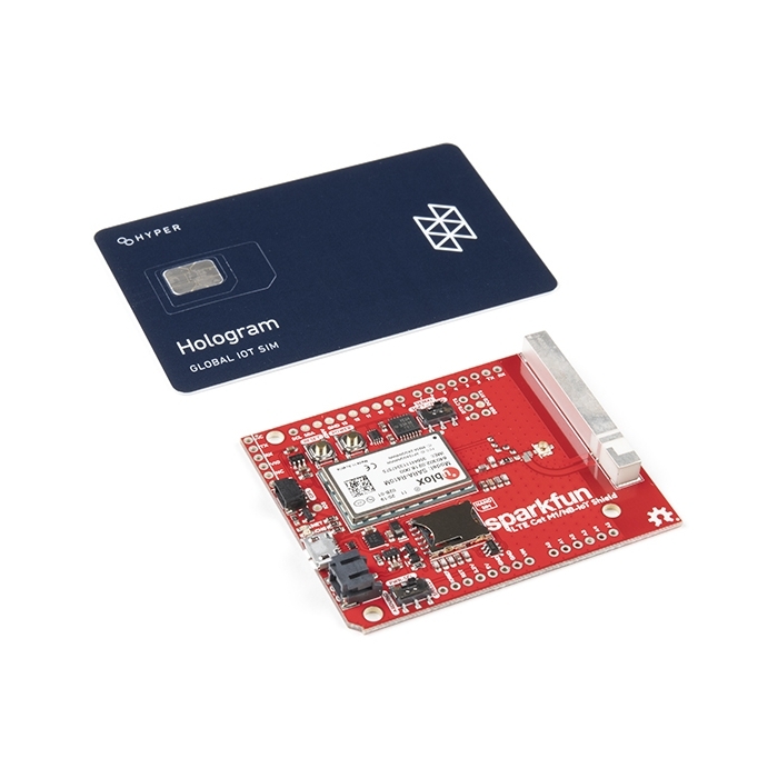 SparkFun LTE CAT M1/NB-IoT Shield - SARA-R4 (with Hologram SIM Card)