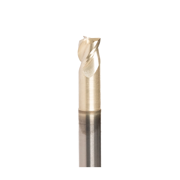 Zrn Coated Flat Stub Cutter - 0.25" Diameter, #203Z