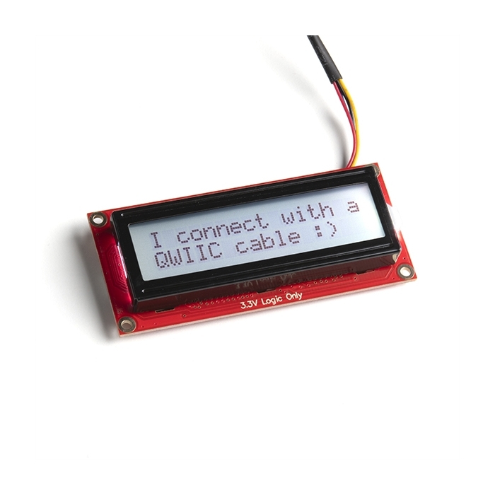 SparkFun 16x2 SerLCD - RGB Backlight (Qwiic)