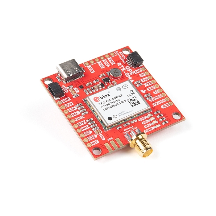 SparkFun GPS-RTK-SMA Breakout - ZED-F9P (Qwiic)