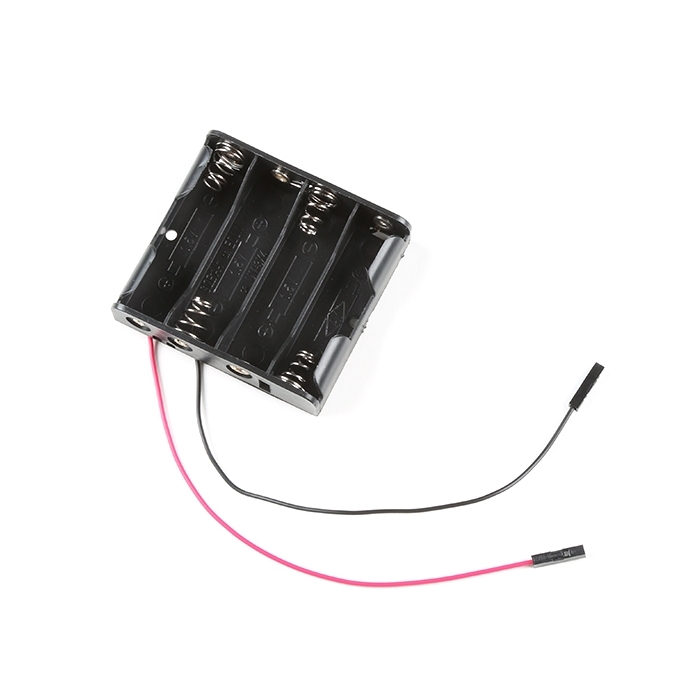 Battery Holder - 4xAA (Female Connectors)
