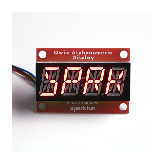 SparkFun Qwiic Alphanumeric Display - Red