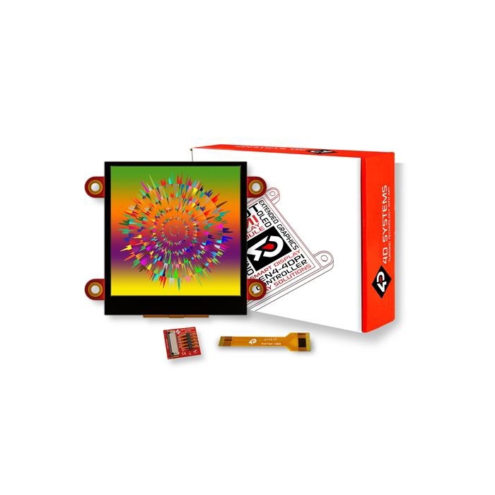 pixxILCD Smart Display Module - 2.5", Capacitive Touch