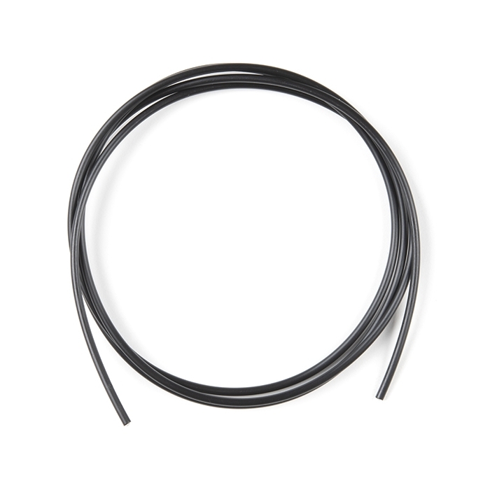 2.2mm Simplex Plastic Fiber - Black Jacket 960/1000um (1m length)