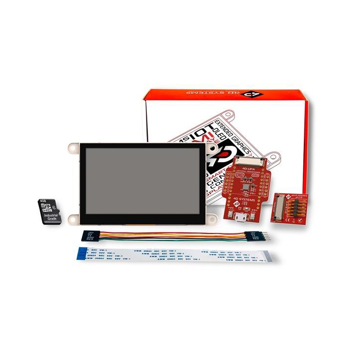 4D Systems SK-GEN4-43DCT Starter Kit - Capacitive Touch