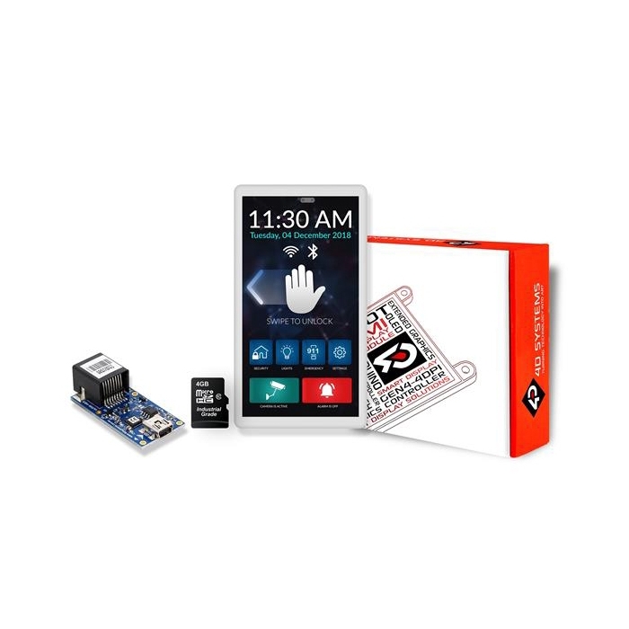 4D Systems 4Discovery-50 Starter Kit - RS485, WiFi, Bluetooth