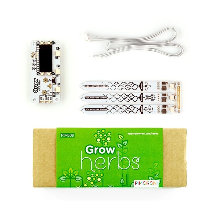 Pimoroni PIM518 Grow - Grow Kit + Herb Pack