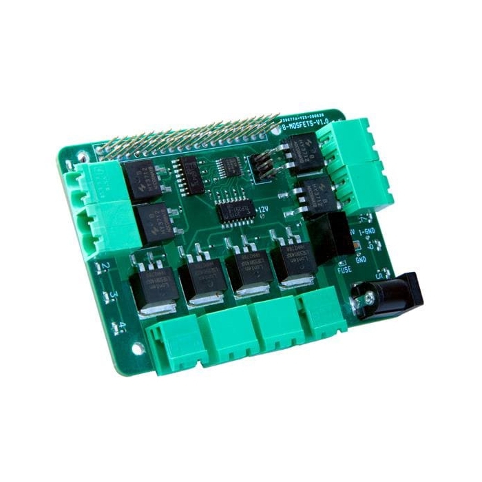 Crowd Supply 8-MOSFET Solid-State Power Driver