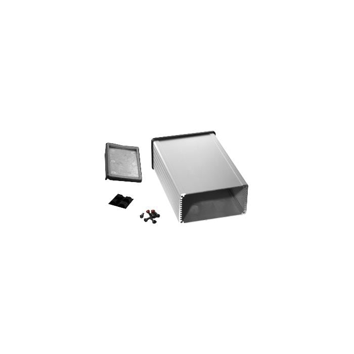 Shielded Extruded Aluminum Enclosure - 6.3x4.1x2.2 Clear