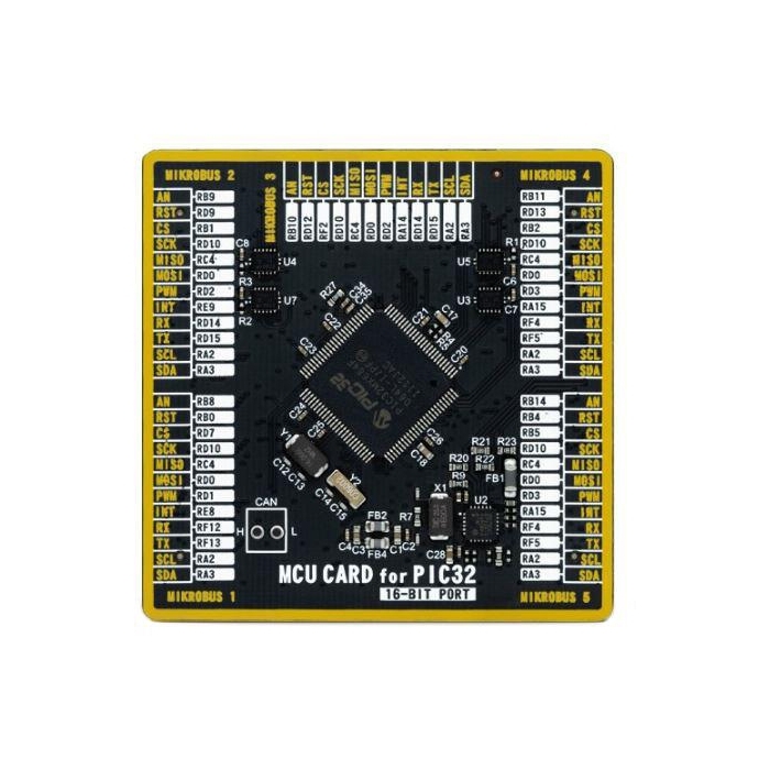 Mikroe MCU CARD FOR PIC32MX675F256L