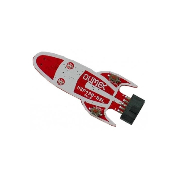 Rocket-Shaped BSL Programmer Suitable For MSP430 Microcontrollers