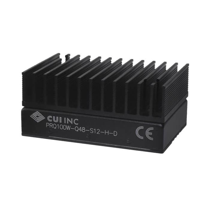 Isolated DC/DC Converter - 100W, 9-36Vdc input, 24Vdc, 4.2A, Single Regulated Output, DIP, w/ Heat Sink