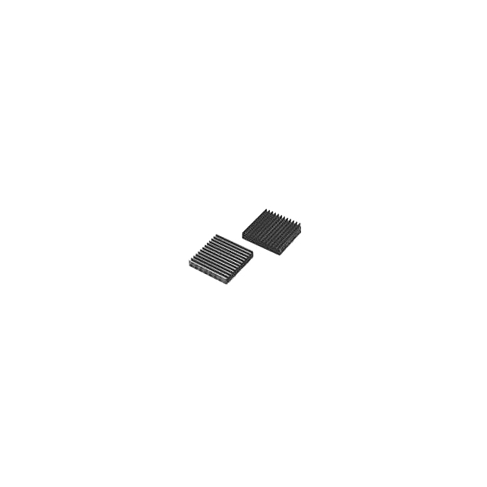 Heatsink - 38.86mm SQ, 7.24mm fin, Thermal Tape, Adhesive
